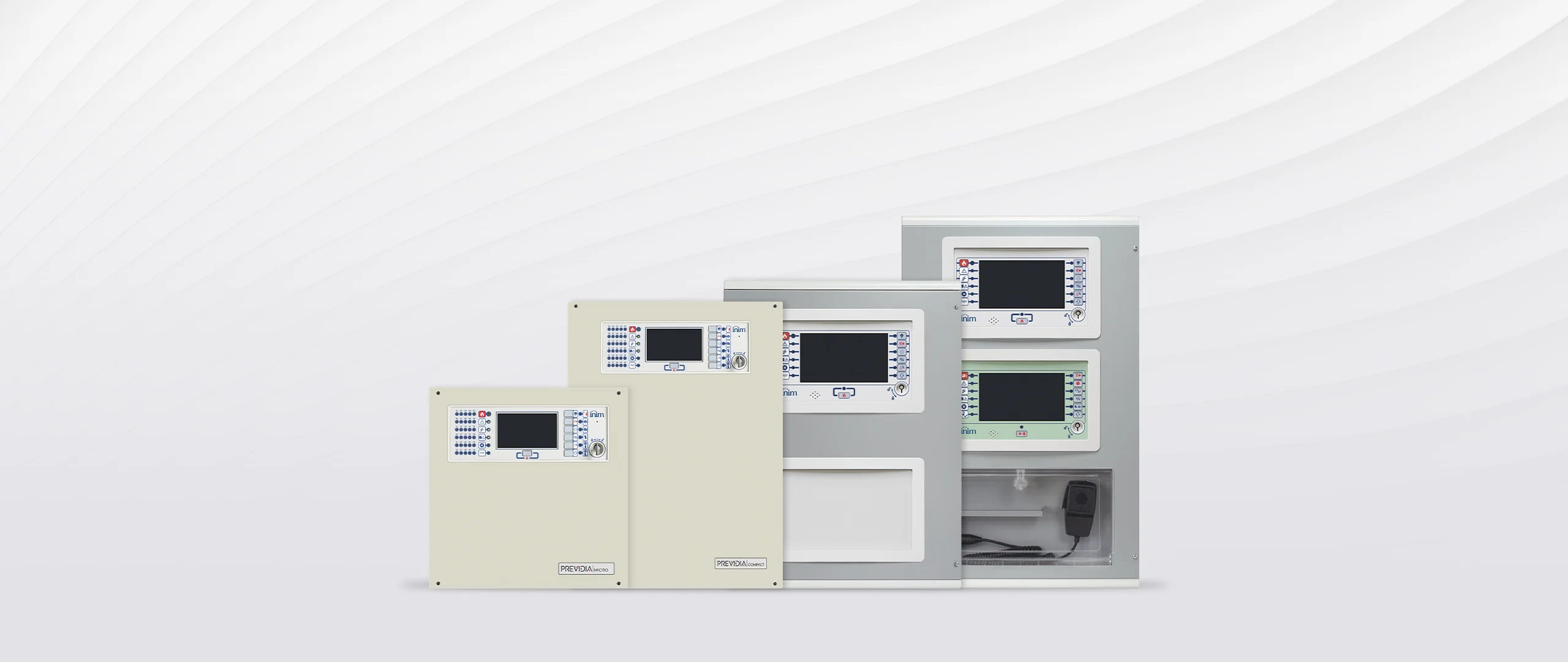INIM Previdia fire alarm control-panel family